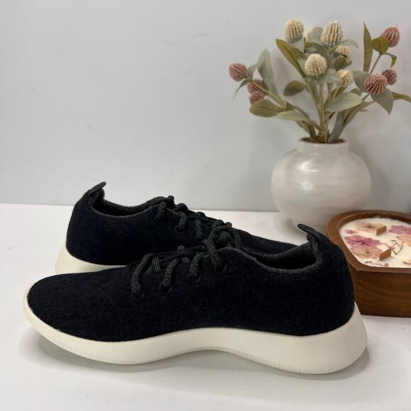 Allbirds Wool Runner Sneakers Gray/White Athletic Low Top Men 8 main image 5
